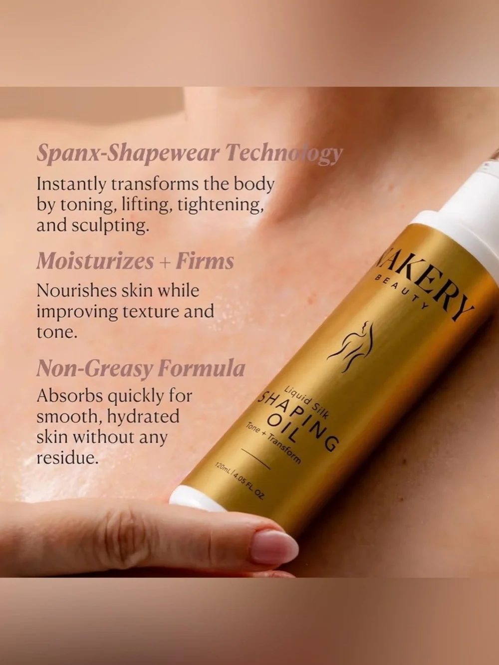 Nakery Liquid Silk Shaping Body 4.05oz